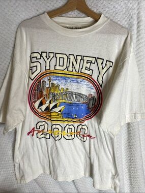 Code Zero Vintage Y2K Cotton Sydney Australia Souvenir Tee T shirt